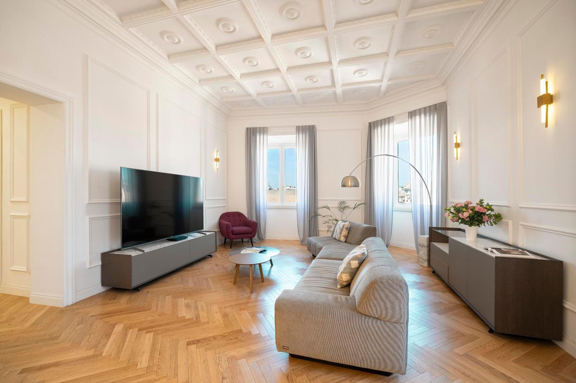 Sjr Luxury Apartment Trevi Fountain 罗马 外观 照片